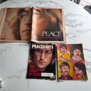 Vintage Music Memorabilia Magazine Set - Multi-Color Home Art